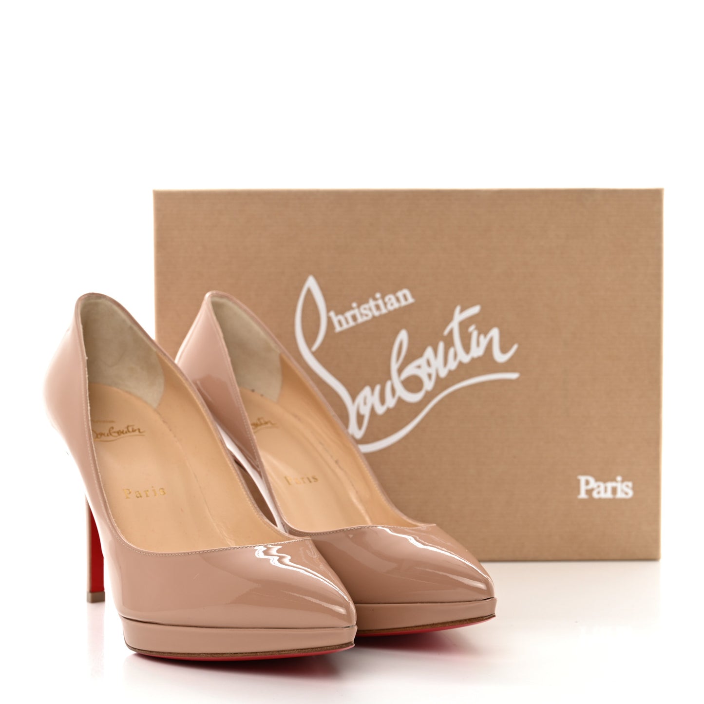 Patent Pigalle Plato 100 Pumps 37.5 Nude