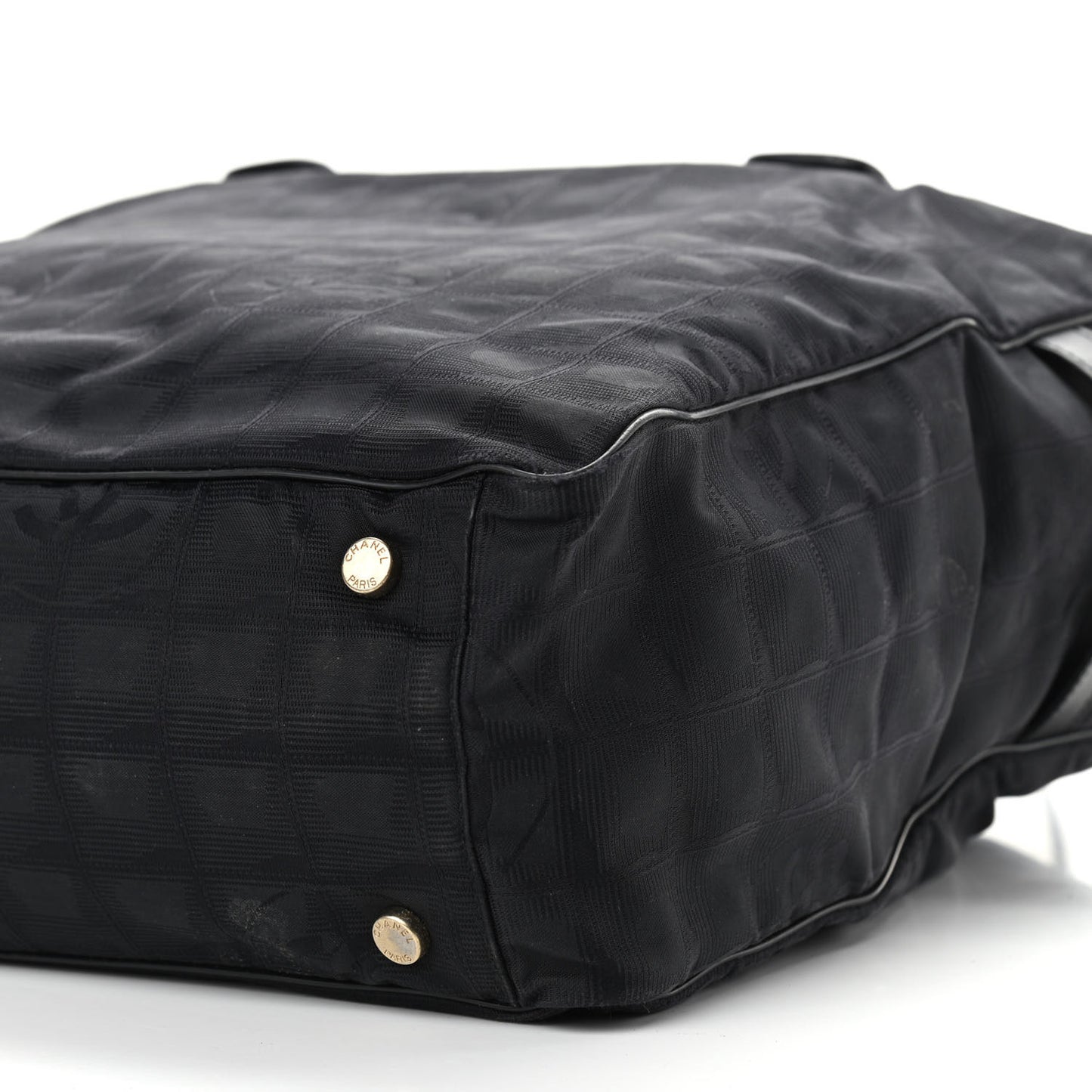 Nylon Medium Travel Tote Black