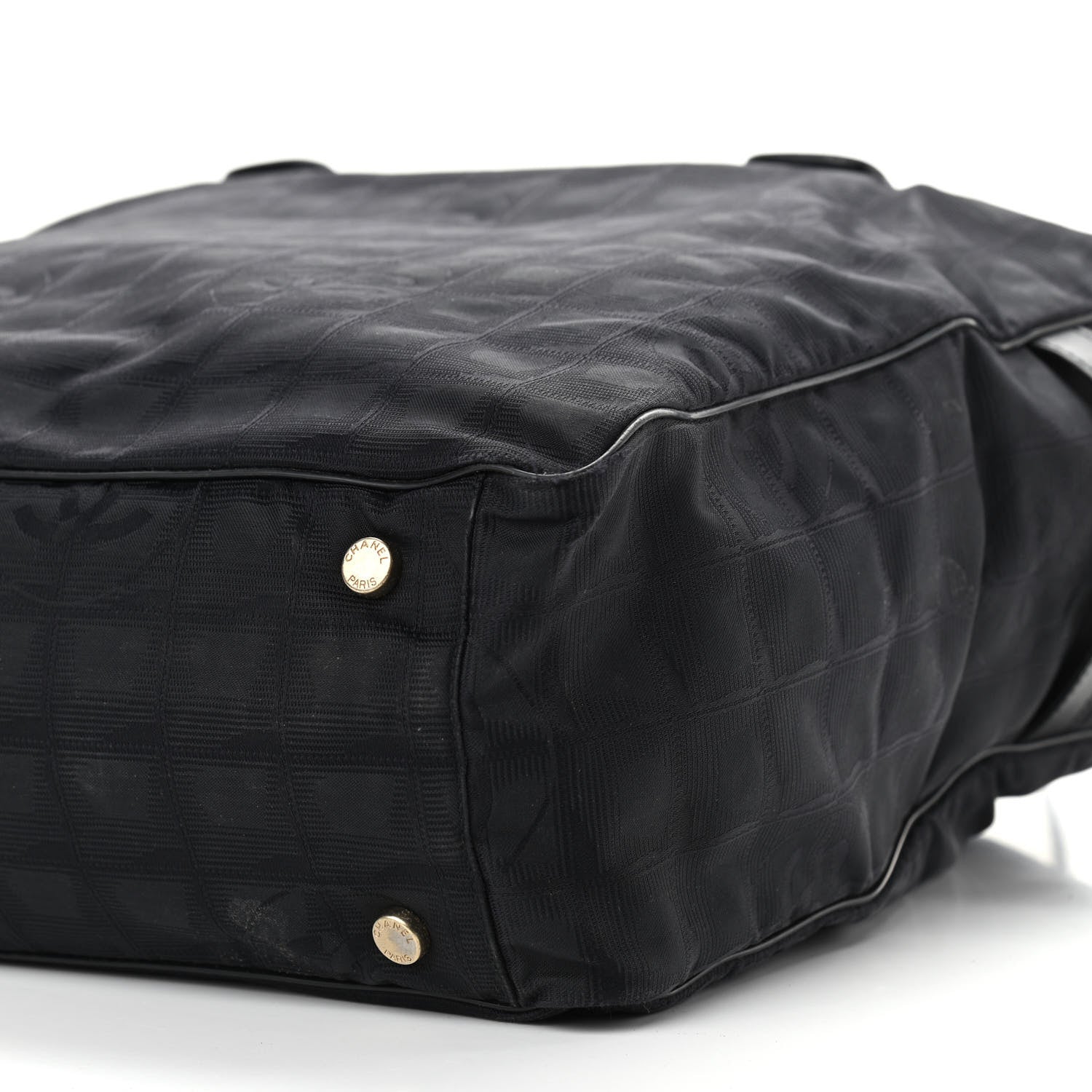 Chanel Nylon Medium Travel Tote Black 10 of 15