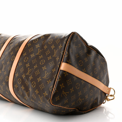 Louis Vuitton Monogram Keepall Bandouliere 55 10 of 16