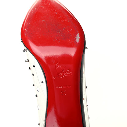 Christian Louboutin PVC Grotika Spikes 70 Pumps 39 Black Multi 6 of 9