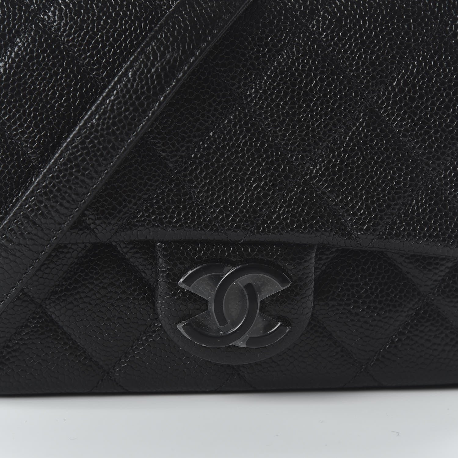 Chanel Caviar Quilted Incognito Mini Square Flap Black 10 of 11
