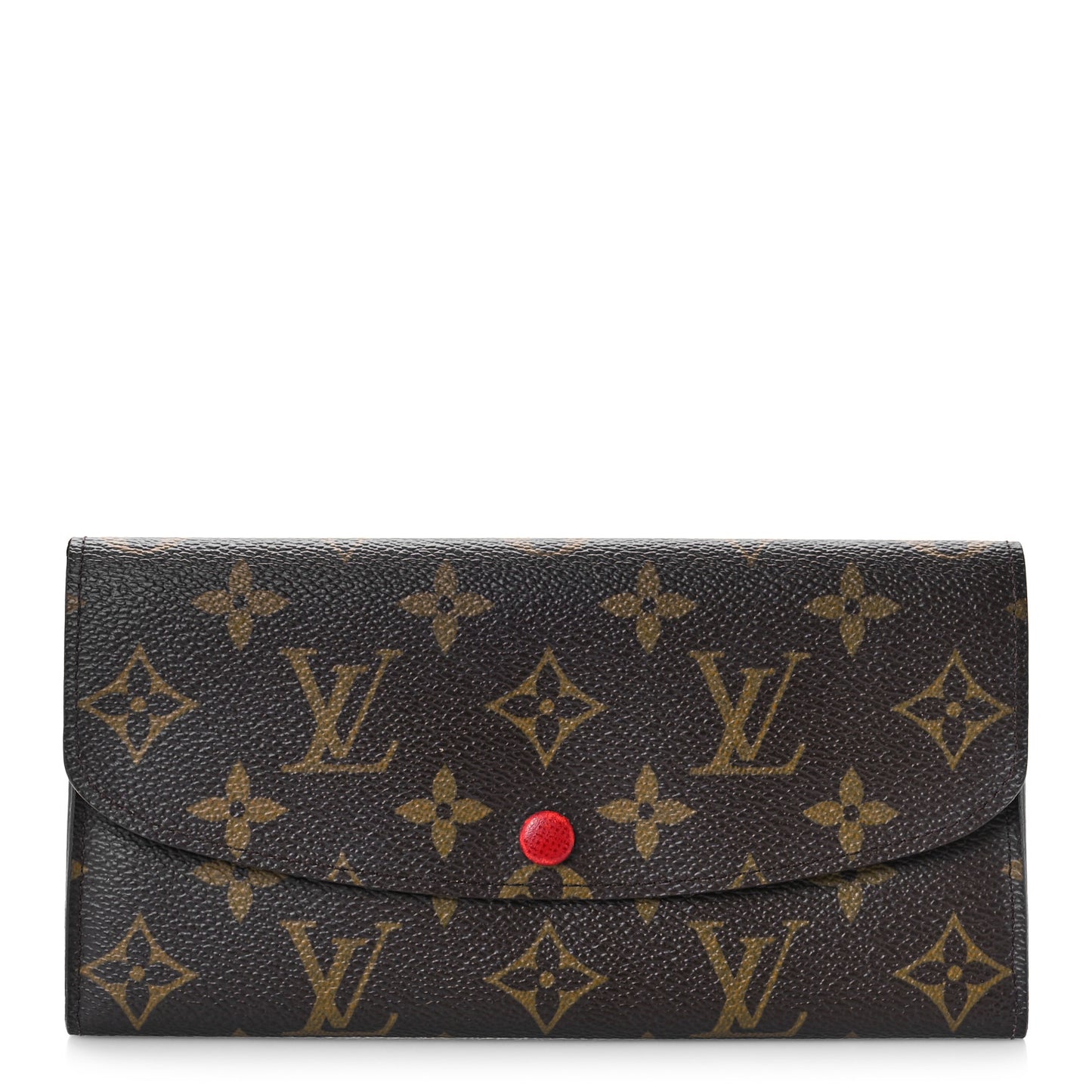 Monogram Emilie Wallet Rouge