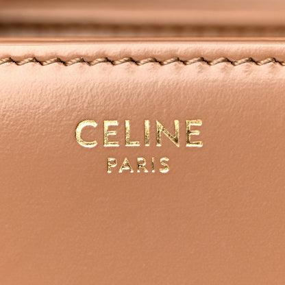 Celine Shiny Calfskin Teen Triomphe Bronze 6 of 11