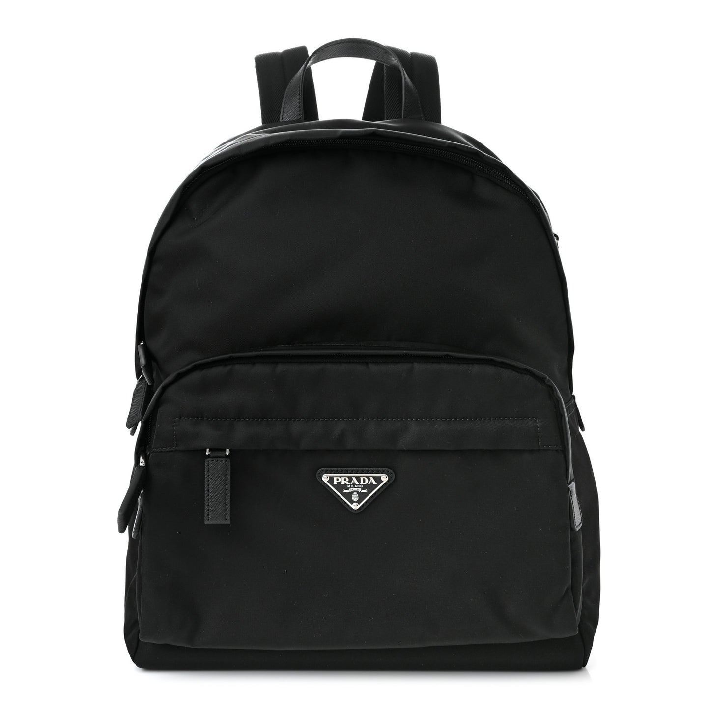 Nylon Tessuto Saffiano Backpack Black