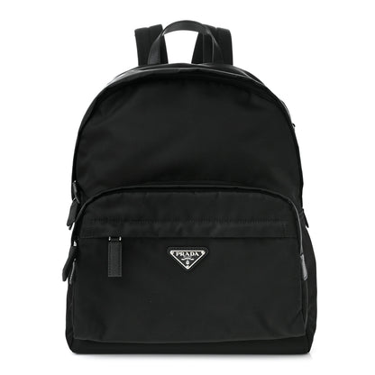 Prada Nylon Tessuto Saffiano Backpack Black 1 of 11