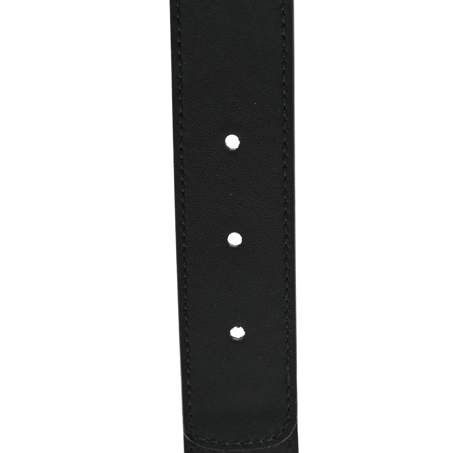 GG Supreme Monogram Matte Plutone Calfskin Double G 30mm Belt 75 30 Beige Ebony Black