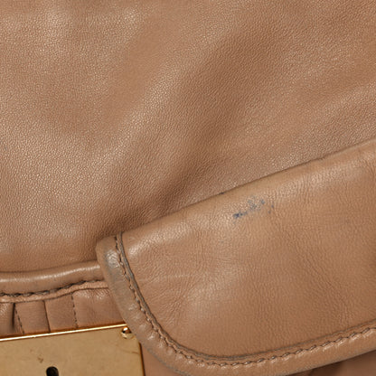Miu Miu Nappa Matelasse Coffer Hobo Cammeo 14 of 15