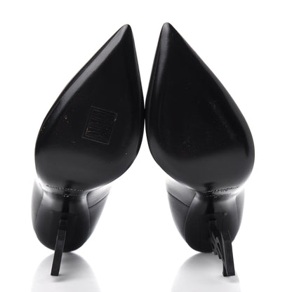 Saint Laurent Calfskin Opyum 110 Pumps 37 Black 6 of 11