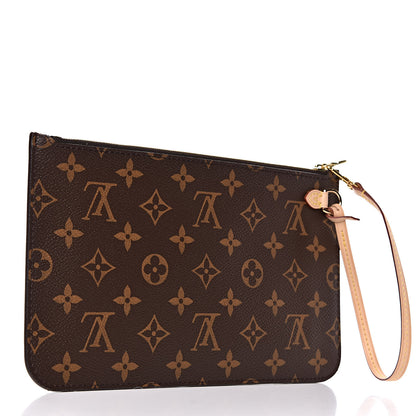 Louis Vuitton Monogram Neverfull MM GM Pochette 3 of 7