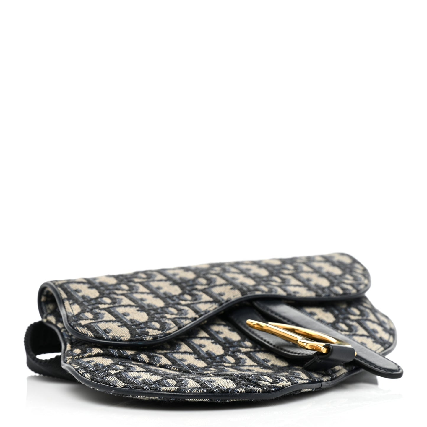 Oblique Saddle Belt Pouch Blue