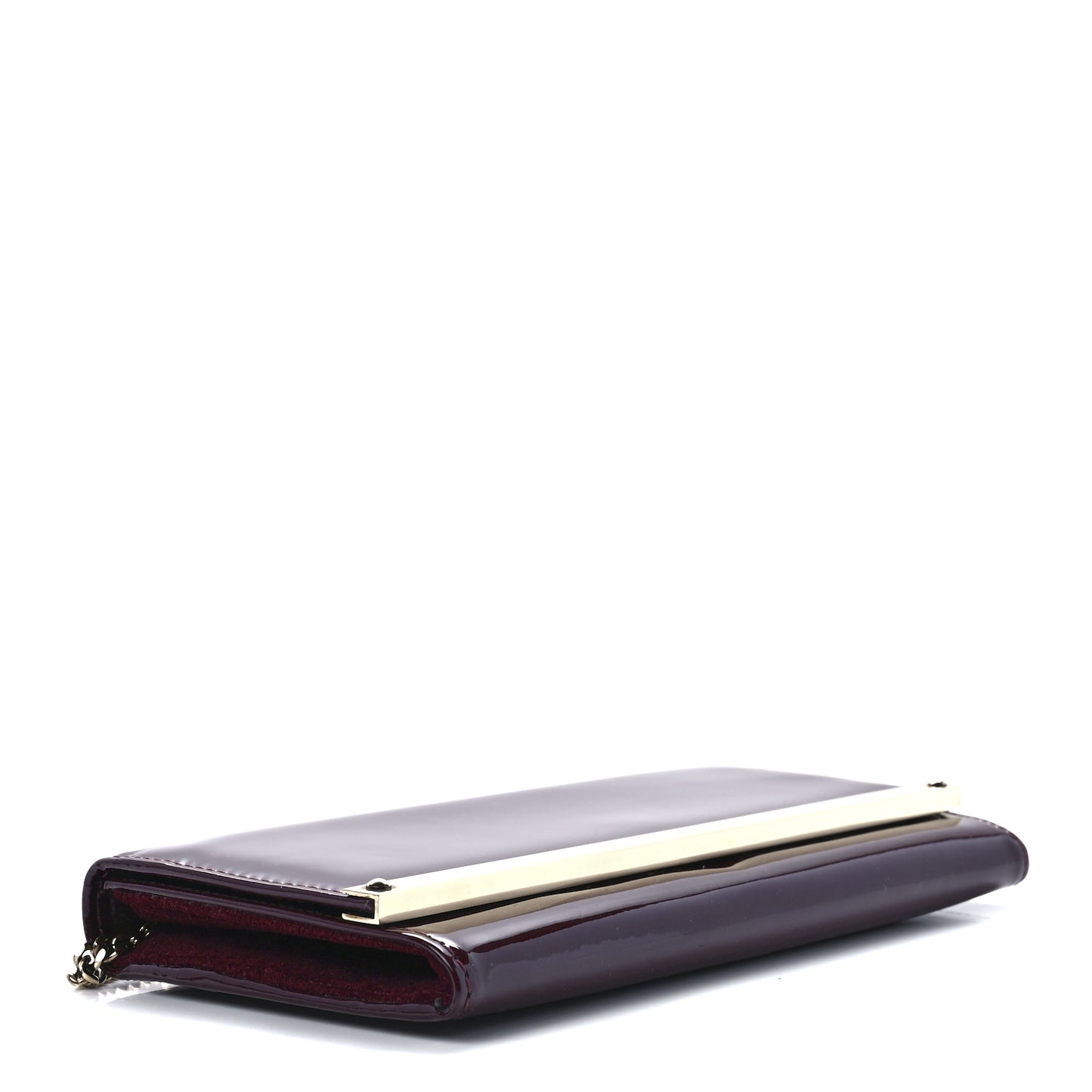 Patent Milla Wallet on Chain Bordeaux