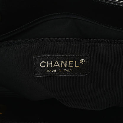 Chanel Calfskin Cerf Executive Shopper Tote Black 6 of 14