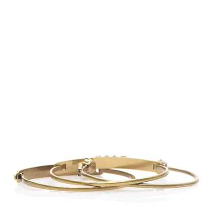 Christian Dior Metal Crystal Dio(r)evolution Bracelet Set Gold 2 of 2