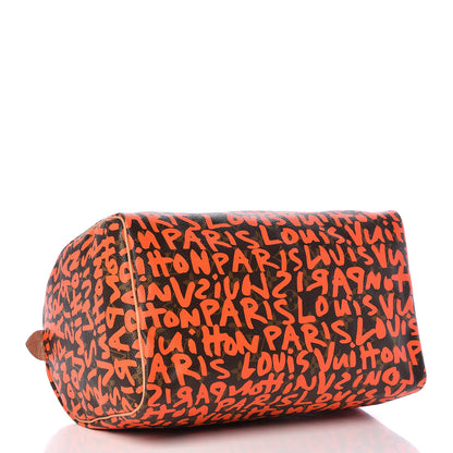 Louis Vuitton Monogram Graffiti Speedy 30 Orange 4 of 14