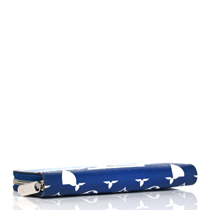 Louis Vuitton Monogram Escale Zippy Wallet Blue 4 of 8