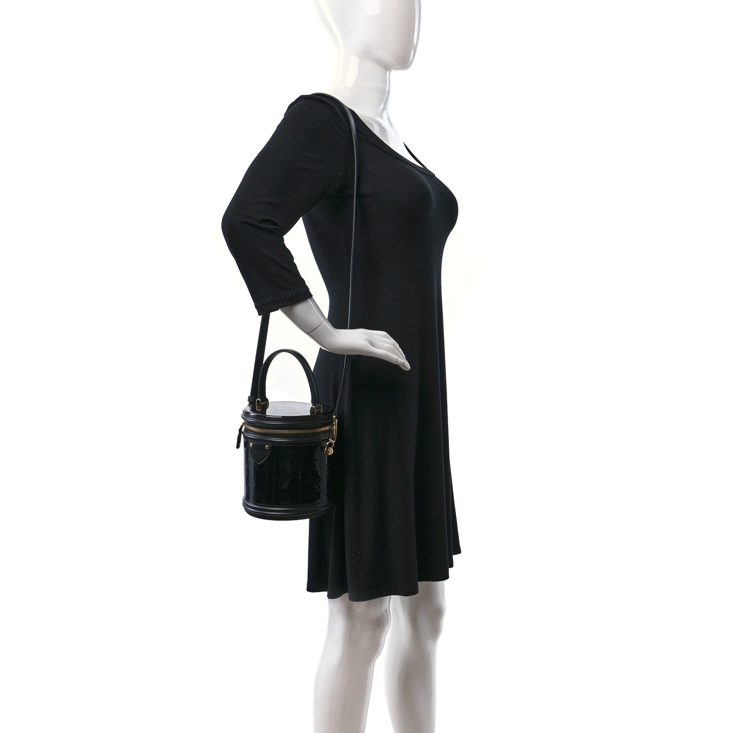 Louis Vuitton Vernis Cannes Black 2 of 9
