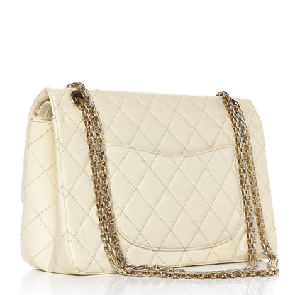Chanel Aged Calfskin 2.55 Reissue 226 Flap Ivory 3 of 20