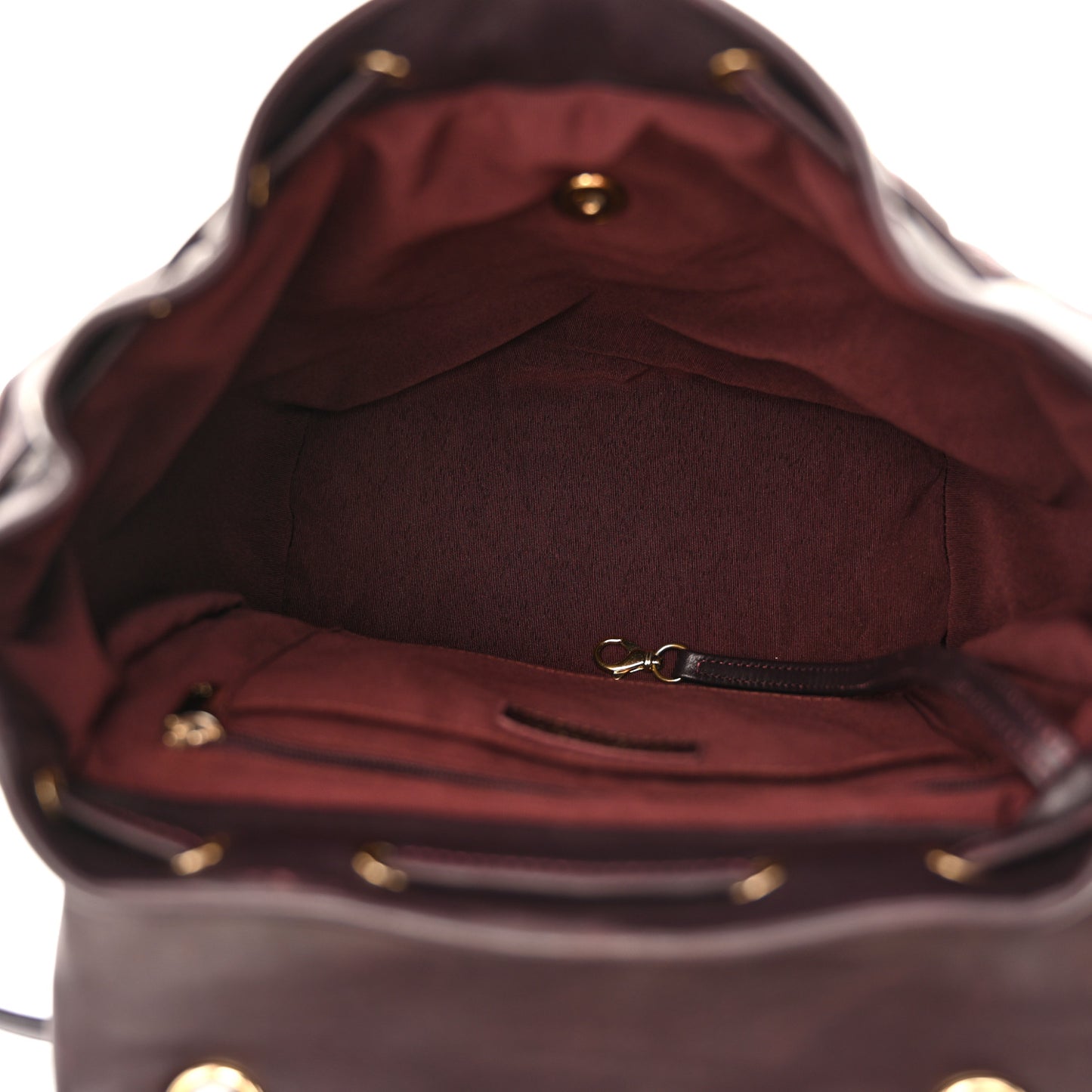 Lambskin Quilted Large Urban Spirit Backpack Dark Purple