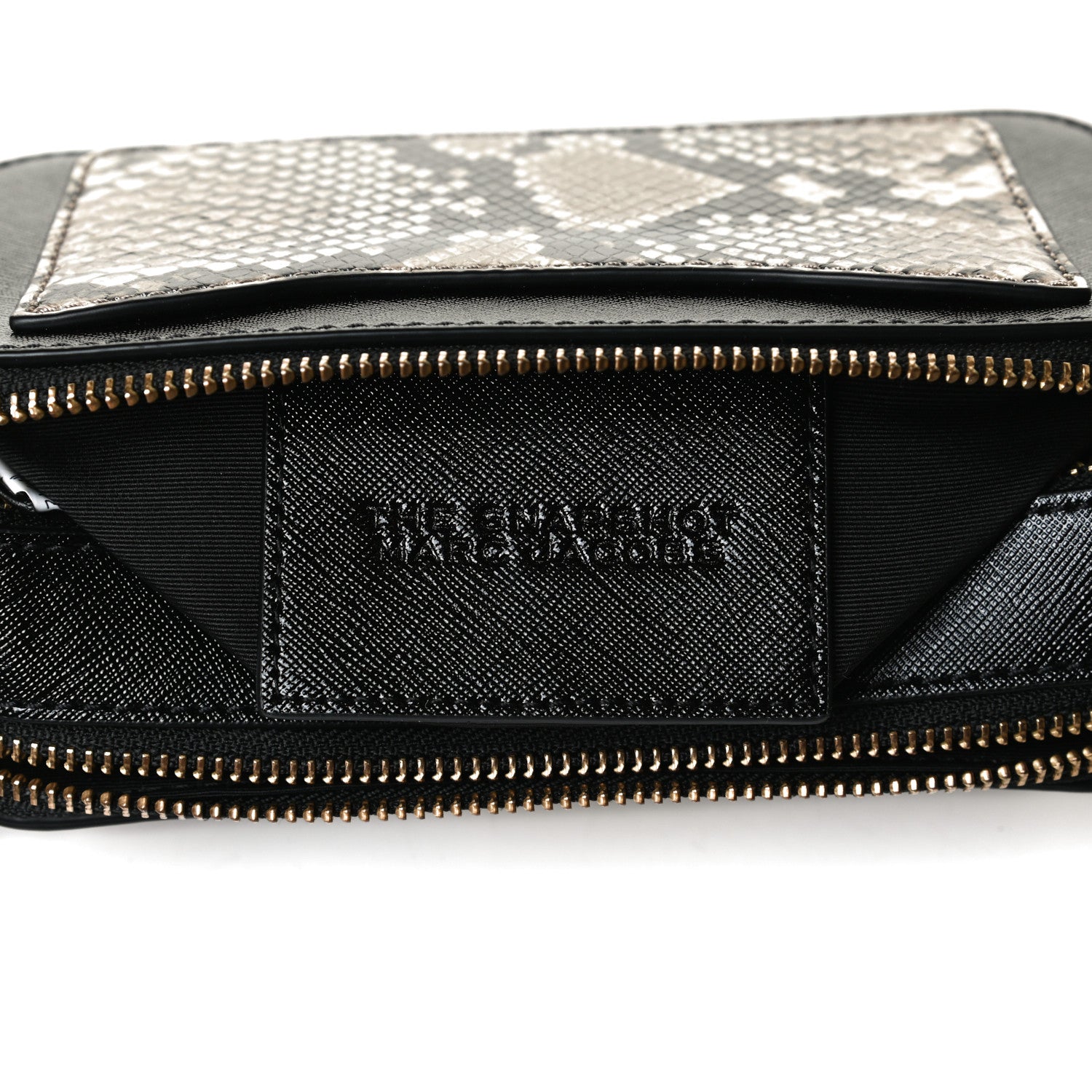 Marc Jacobs Calfskin Snake Embossed Snapshot Camera Bag 6 of 12