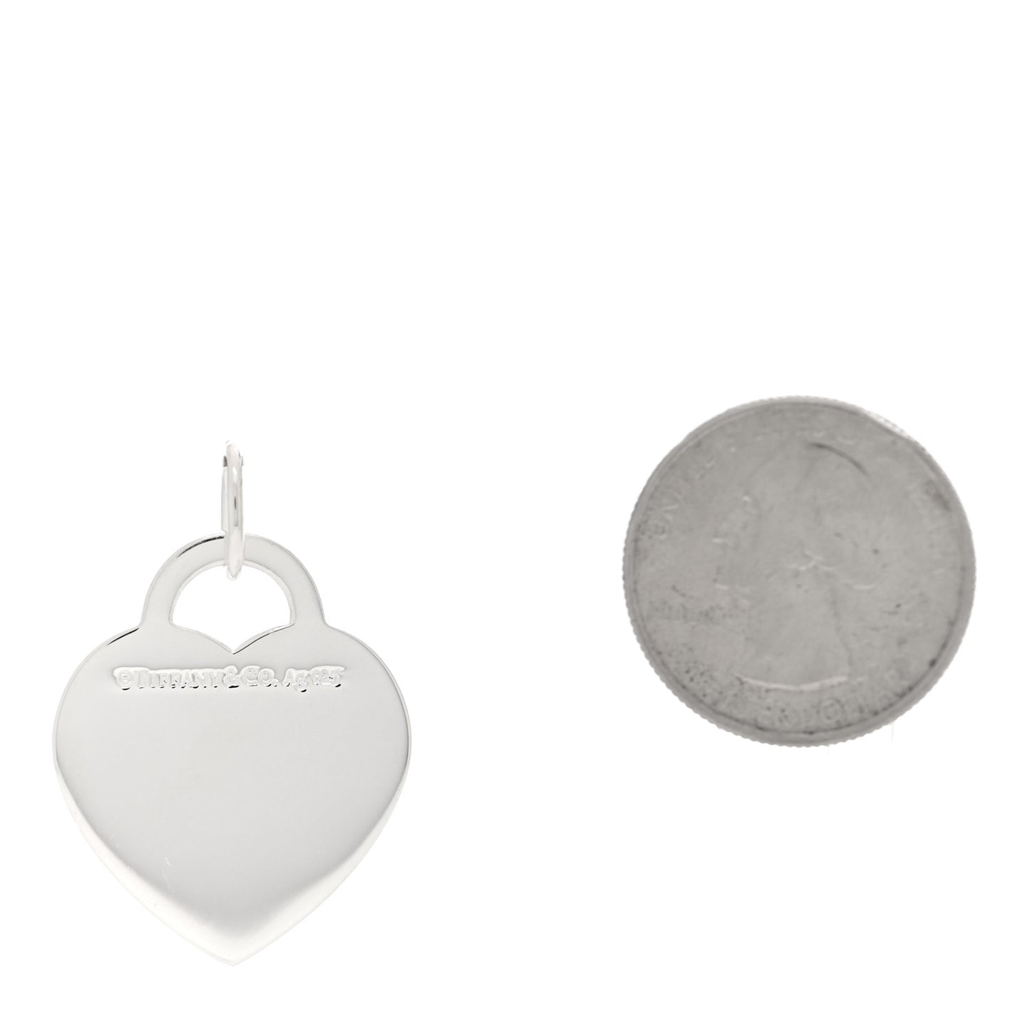 Sterling Silver Enamel LOVE YOU Heart Charm Red