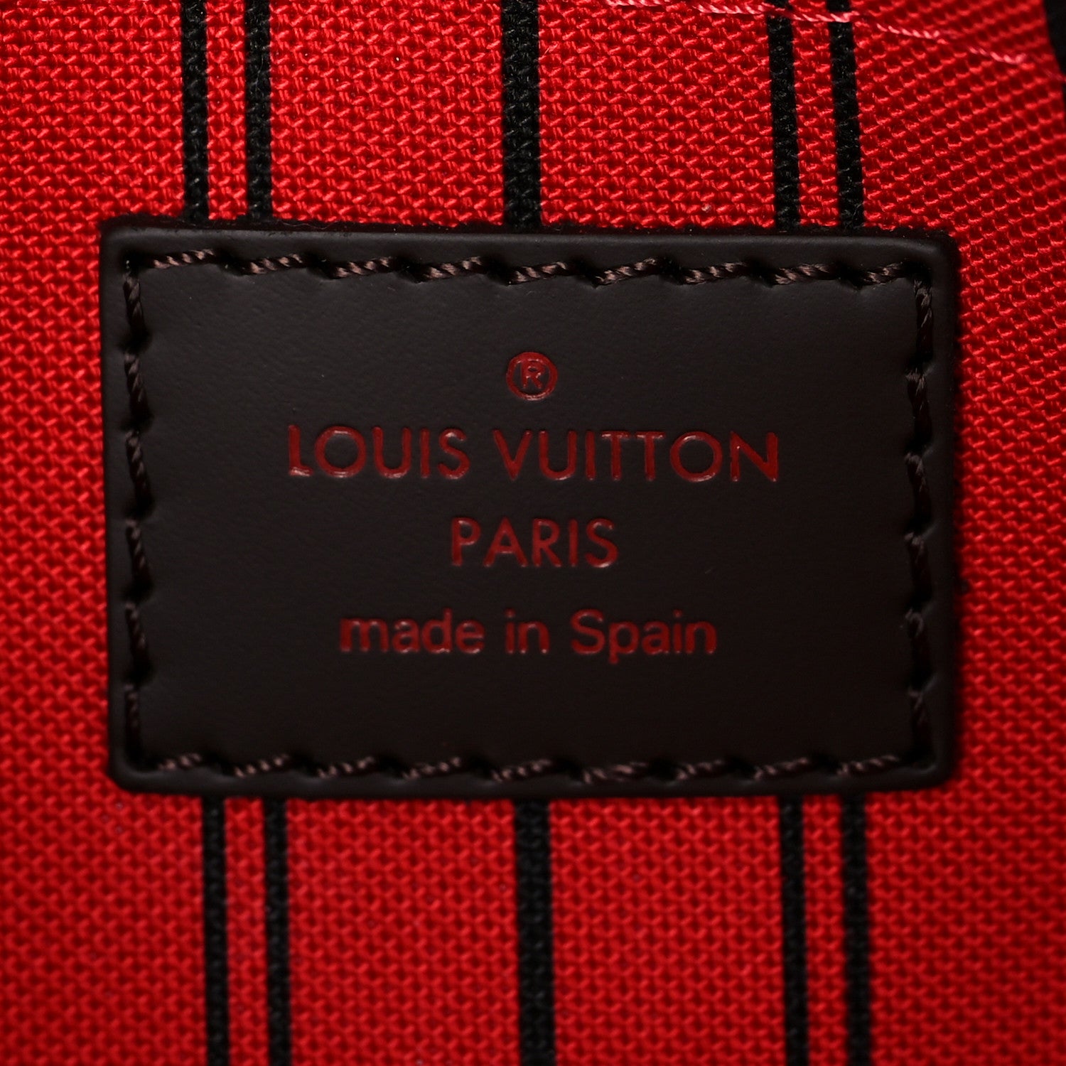 Louis Vuitton Damier Ebene Neverfull MM GM Pochette 6 of 7