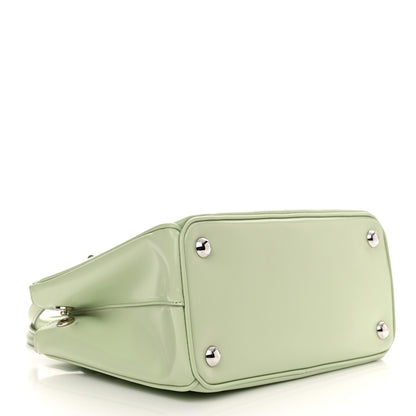 Prada Spazzolato Small Galleria Double Zip Tote Acqua 4 of 10
