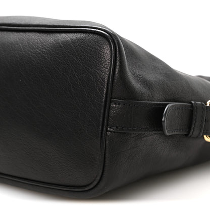 Prada Buffalo Large Signet Tote Bag Black 10 of 11
