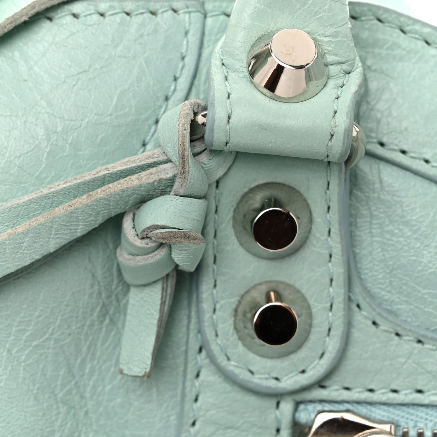 Balenciaga Agneau Classic Silver Hardware Mini City Maldives