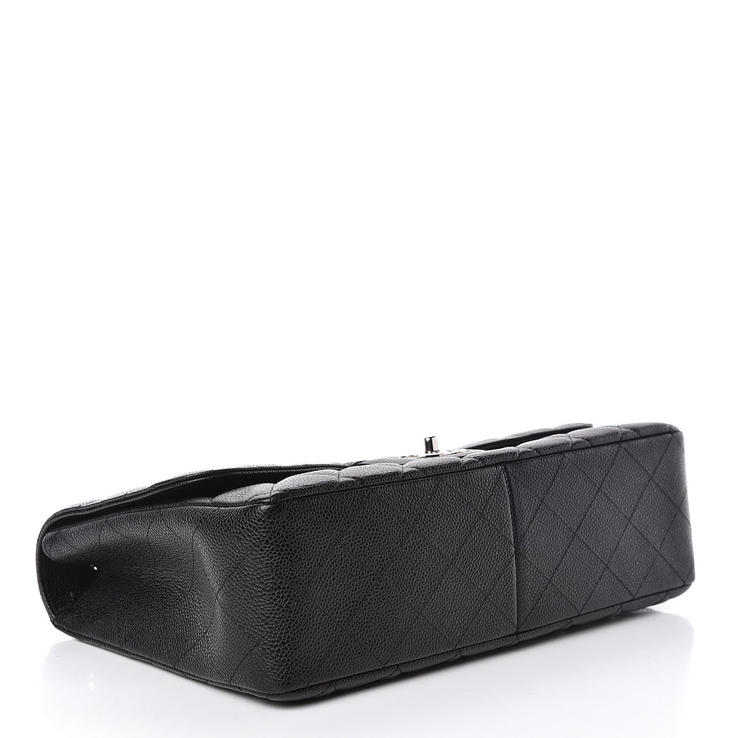 Caviar Quilted Jumbo Single Flap Black