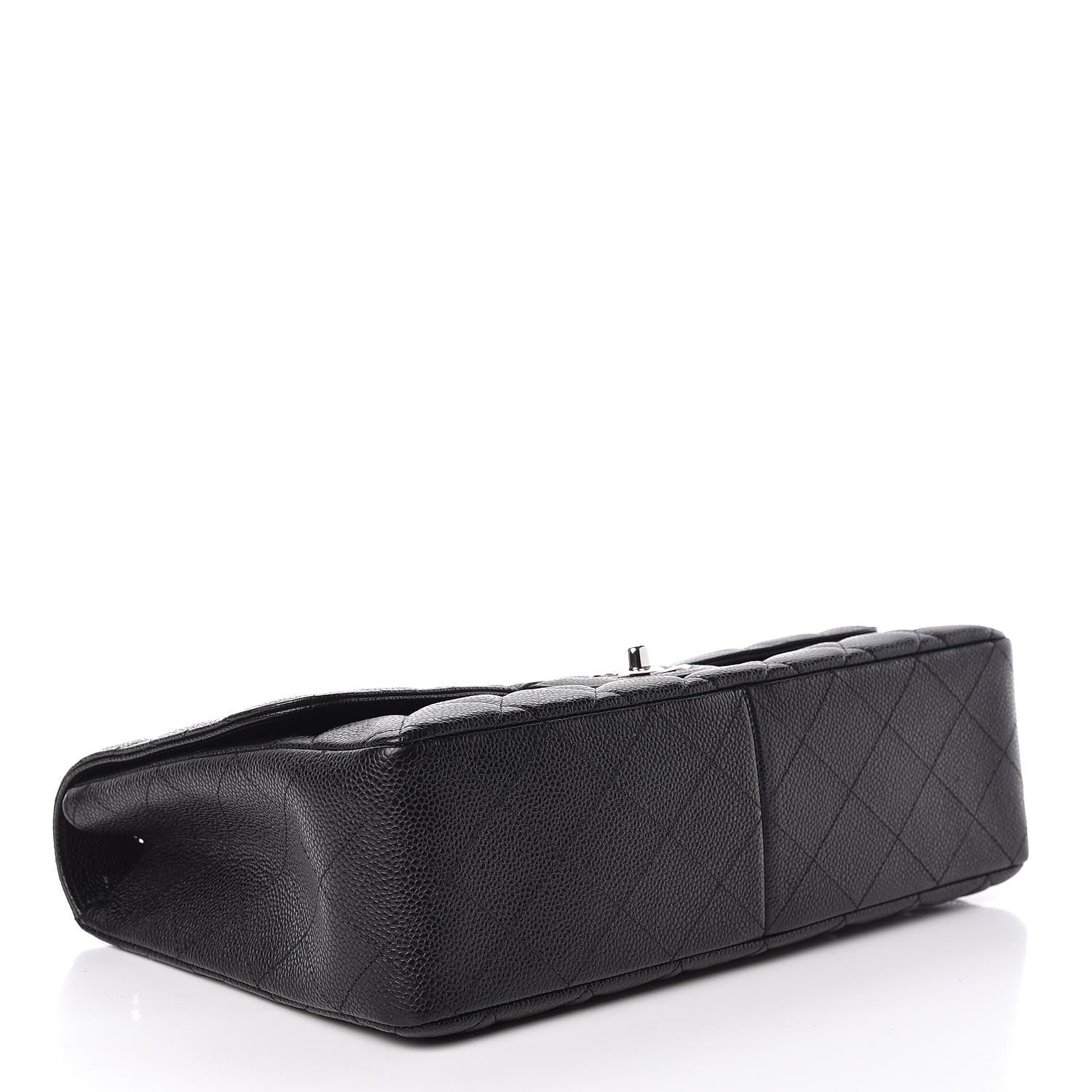 Chanel Caviar Quilted Jumbo Single Flap Black 4 of 11