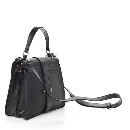 Chloe Grained Calfskin Medium Aby Day Shoulder Bag Black 3 of 8