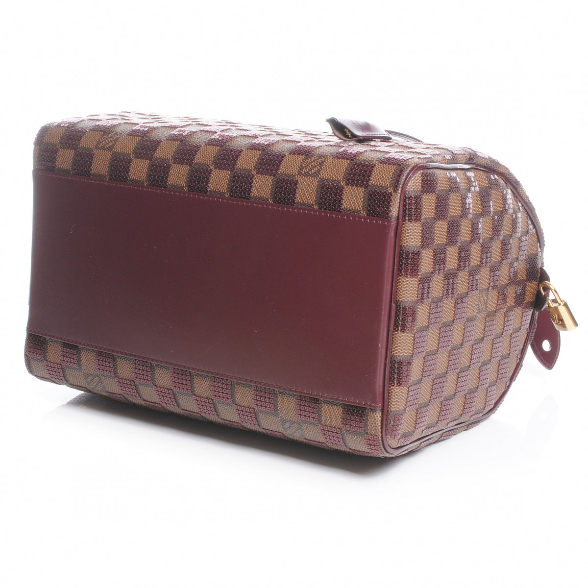 Damier Paillettes Speedy 30 Rouge