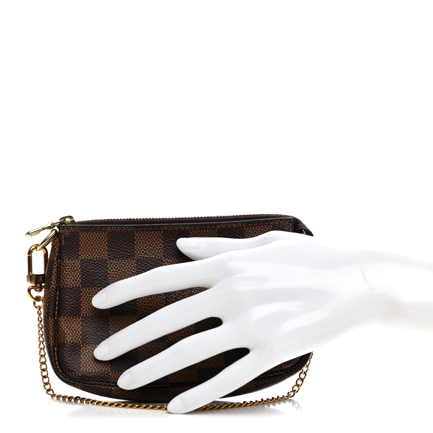 Louis Vuitton Damier Ebene Mini Pochette Accessories 2 of 8