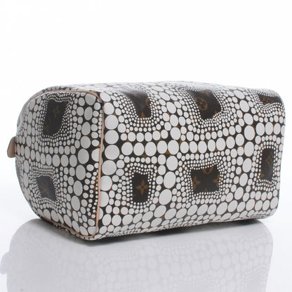 Louis Vuitton Monogram Kusama Town Speedy 30 White 4 of 8