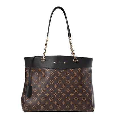 Louis Vuitton Monogram Pallas Shopper Black 1 of 9