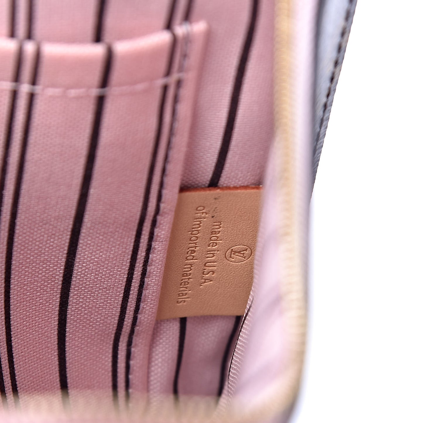Monogram Neverfull MM GM Pochette Rose Ballerine