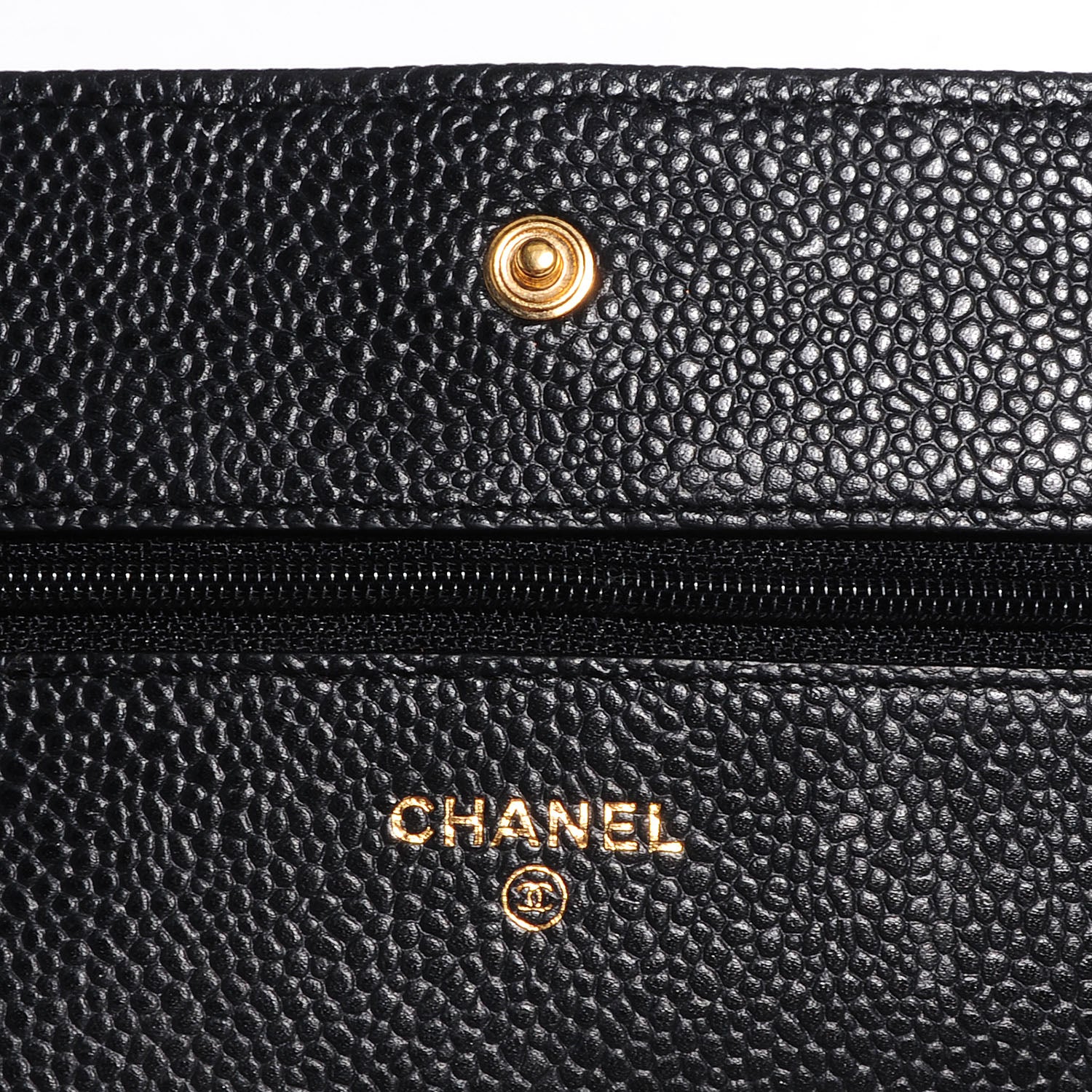 Chanel Caviar Quilted Wallet On Chain WOC Black 5 of 8