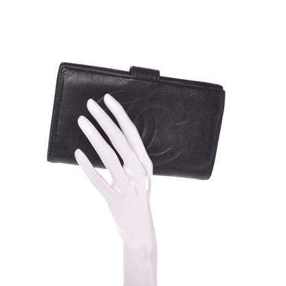 Chanel Caviar Timeless CC French Wallet Black 2 of 17