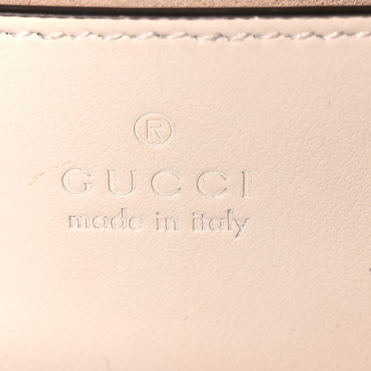 Gucci Calfskin Matelasse Small GG Marmont Chain Shoulder Bag White 6 of 11