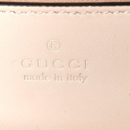 Gucci Calfskin Matelasse Small GG Marmont Chain Shoulder Bag White 6 of 11