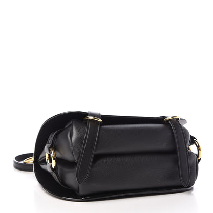 Burberry Calfskin Large Bridle Saddle Bag Black 4 of 11