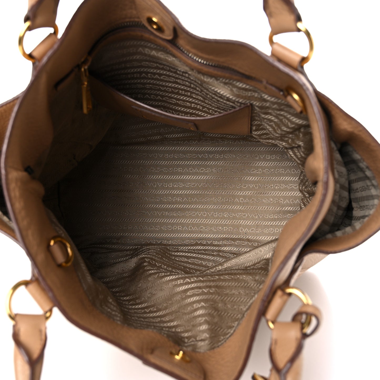 Vitello Daino Tote Caramel