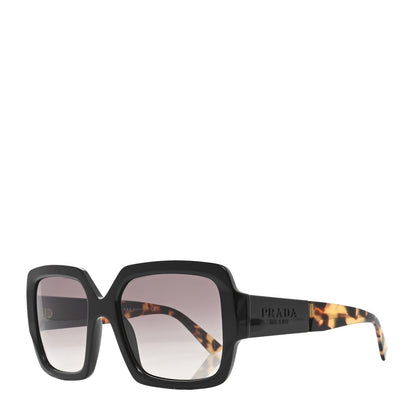 Prada Oversized Monochrome Sunglasses SPR 21X Black Tortoise 1 of 6