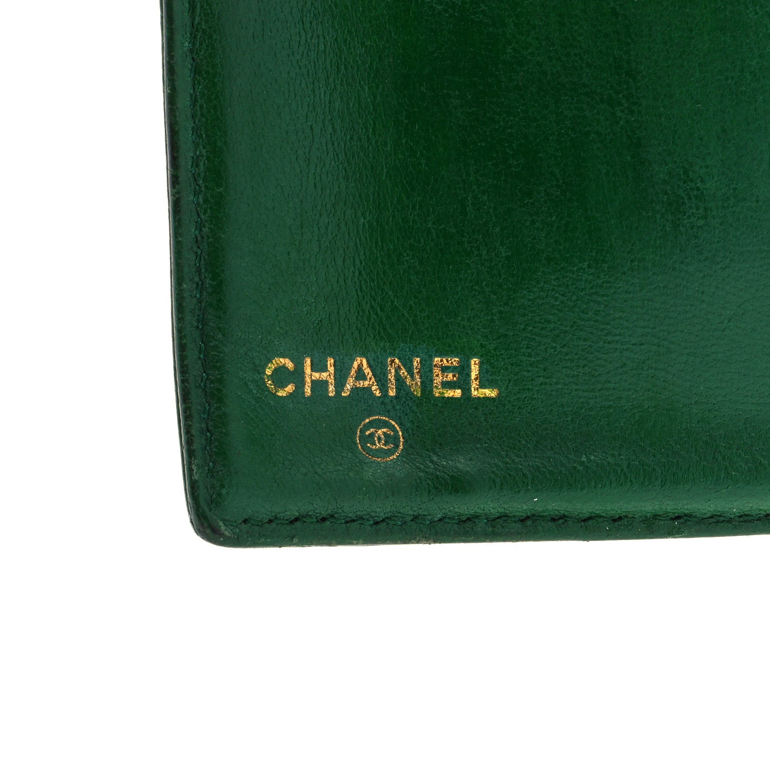 Chanel Caviar Timeless CC French Wallet Green 6 of 7