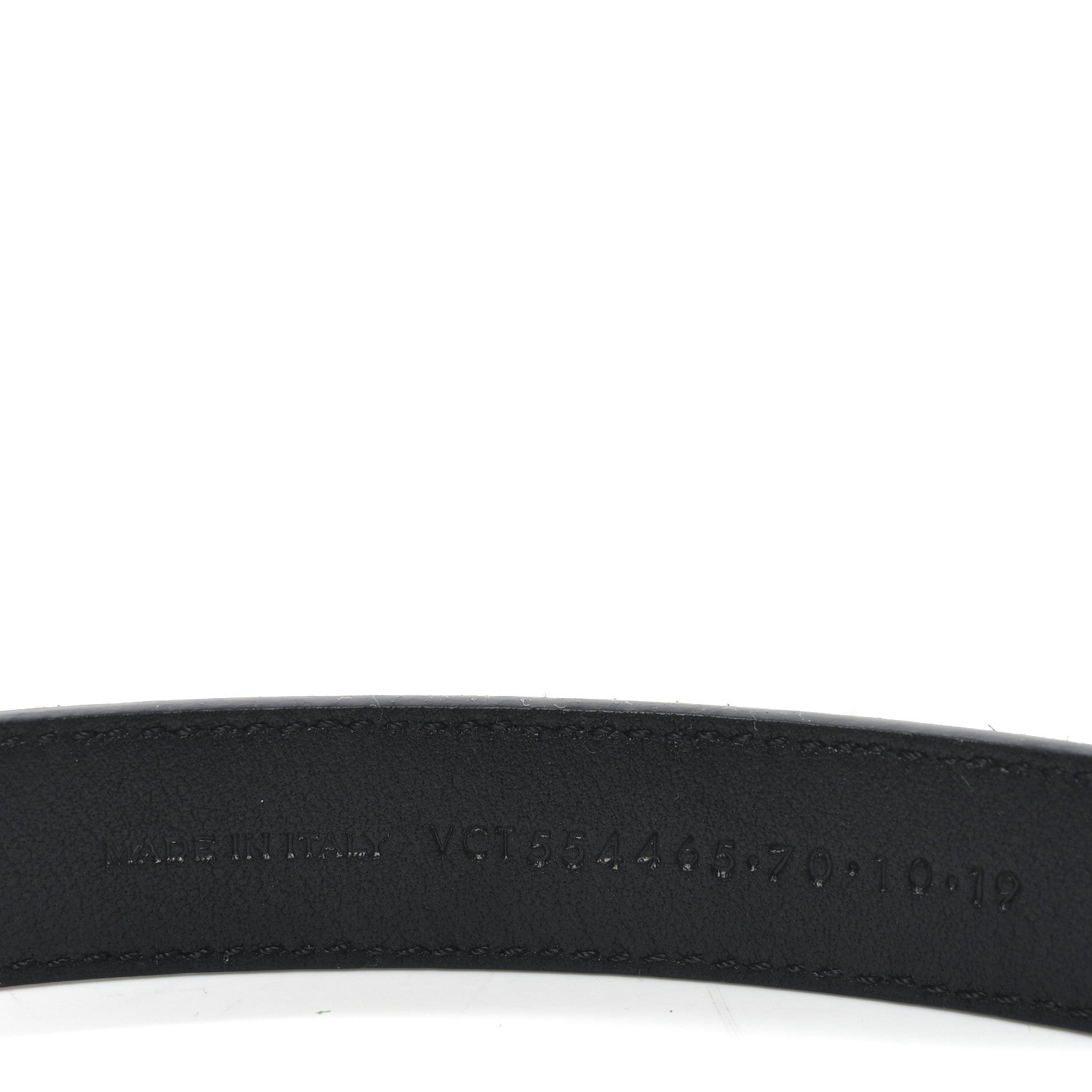 Saint Laurent Suede Monogram 20mm Square Buckle Belt 70 28 Black 3 of 5