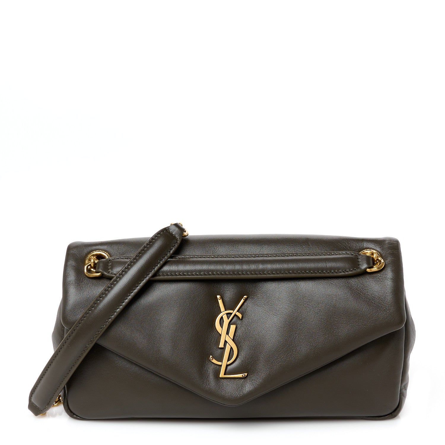 Saint Laurent Plunged Lambskin Calypso Light Musk 1 of 11