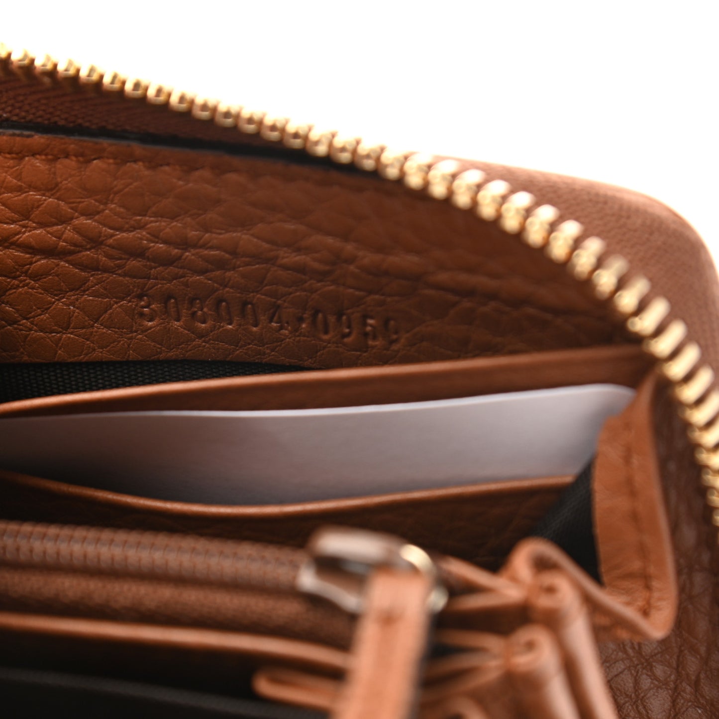 Cellarius Calfskin Soho Zip Around Wallet Dusty Blush
