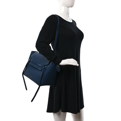 Celine Grained Calfskin Mini Belt Bag Lazuli 2 of 9