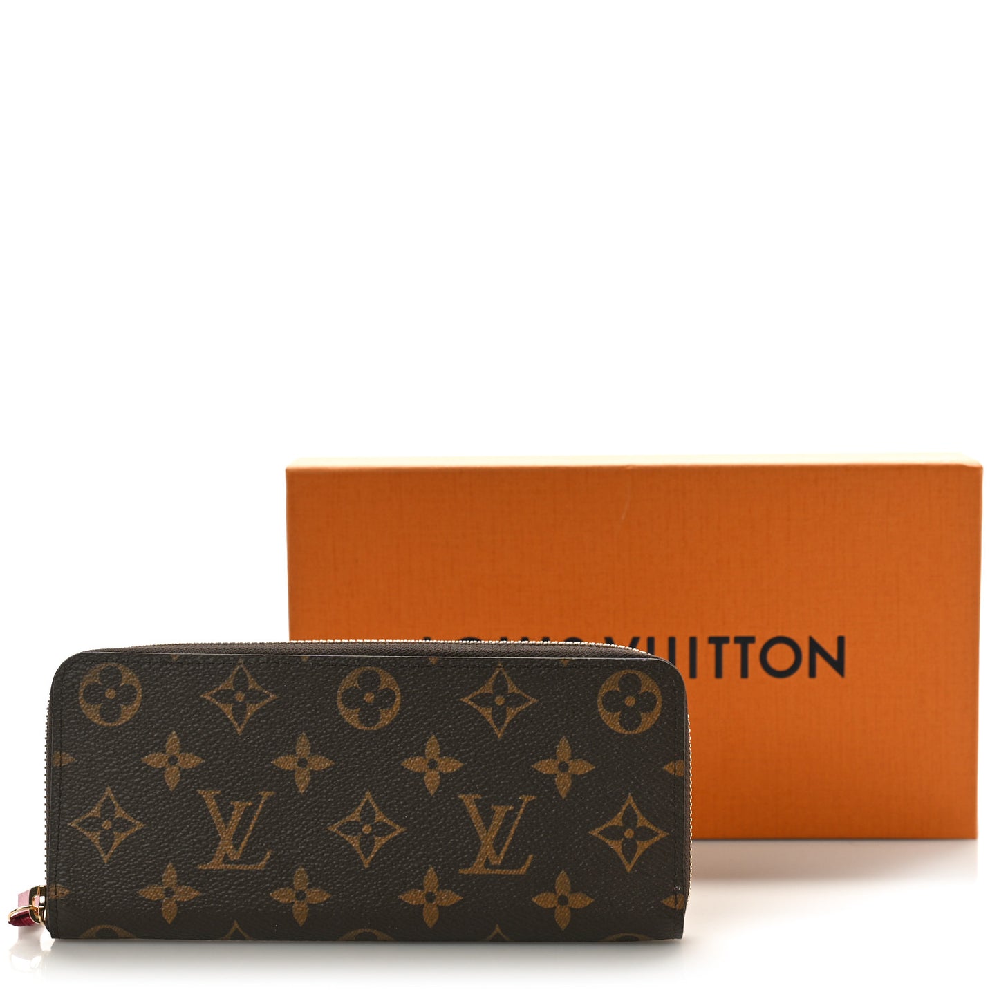 Monogram Clemence Wallet Fuchsia